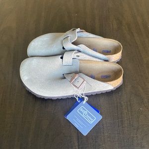 Birkenstock Boston Suede Taupe
